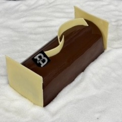 LA BÛCHE CHOCOLAT ET COEUR VANILLE